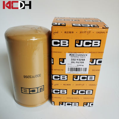 Anchura gruesa estándar del tamaño los 9.398cm del OEM de Oil Filter 332Y3268 del excavador del Jcb