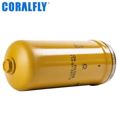 Excavador Air Filter del negro del filtro de aceite para la maquinaria pesada