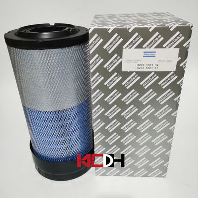 Excavador material Air Filter, 3222 de los PP filtro de aire de Copco de 188134 atlas