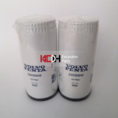Elemento filtrante de Engine Parts Oil del excavador 22030848 aplicable para